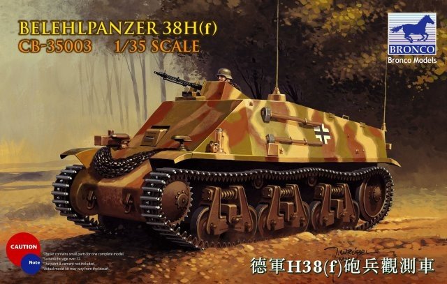 Bronco CB35003 Befehlpanzer allemand H38(f) (1/35)