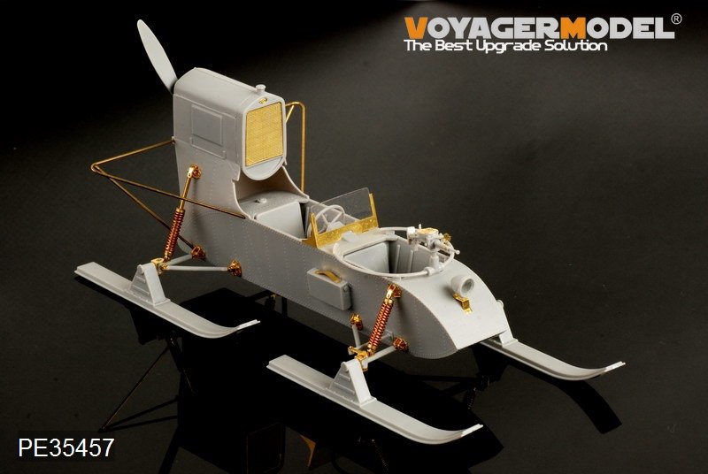Maquette Voyager PE35457 Aerosan soviétique RF-8/GAZ-98 de la Seconde Guerre mondiale pour TRUMPERTER 02322 1/35 – image 8