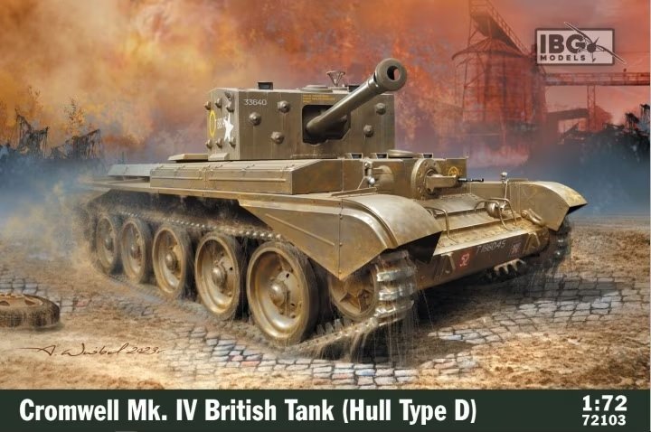 IBG 72103 Char britannique Cromwell Mk. IV (Type de coque D) 1/72