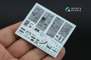 Intérieur imprimé en 3D et coloré sur papier décalcomanie (Italeri) de Quinta Studio QD+32230 Tornado IDS (avec pièces en résine imprimées en 3D) à l&amp;#39;échelle 1/32 – image 8