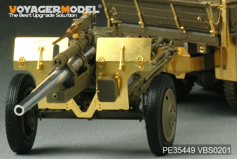 Maquette Voyager PE35449 Seconde Guerre mondiale, canon antichar américain M5 de 3 pouces avec obusier M1 ou de 105 mm, affût M2A1, kit 2 en 1 pour AFV CLUB 35S64 et 35160, échelle 1/35 – Bild 11
