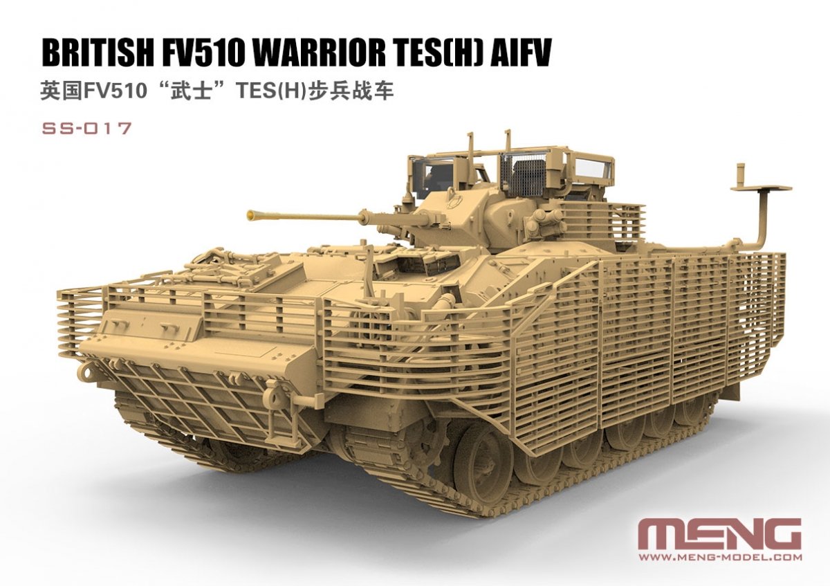 Maquette Meng SS-017 Véhicule de combat d&amp;#39;infanterie britannique FV510 Warrior TES(H) au 1/35 – image 3