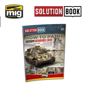Solutions pour le manuel AMMO of Mig Jimenez 6503. Comment peindre des figurines allemandes de la fin de la Seconde Guerre mondiale (Multilingue).