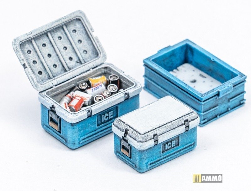 Modèle imprimé en 3D Liang 0414 Mini-bar et congélateur 1/35 – Bild 3
