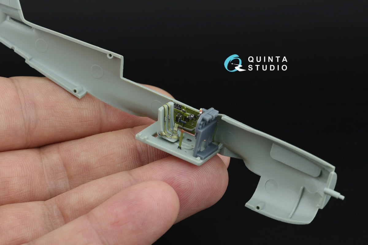 Quinta Studio QD+72214 P-40N Warhawk Intérieur imprimé en 3D et coloré sur papier décalcomanie (Academy) (avec pièces en résine imprimées en 3D) 1/72 – Bild 8