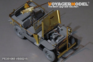 Maquette Voyager PE351065 Jeep Willys MB américaine de la Seconde Guerre mondiale pour TAKOM 2126 au 1/35 – immagine 7
