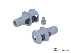 ET Model P35-302 WWII Allemand 75mm KwK/Pak40 Frein de bouche Type 2 (Impression 3D) 1/35 – image 2