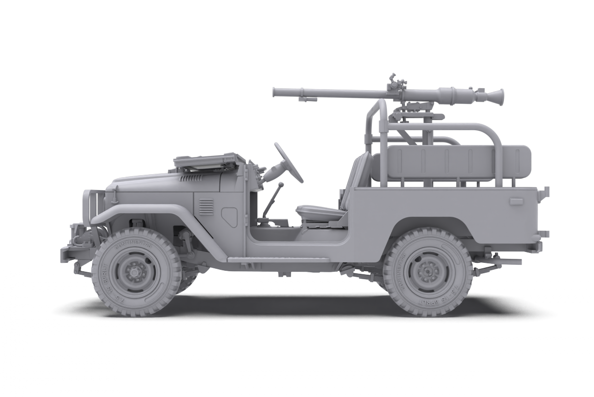 AK Interactive AK35003 FJ43 PICKUP AVEC CANON SPG-9 SANS RECUL 1/35 – image 3