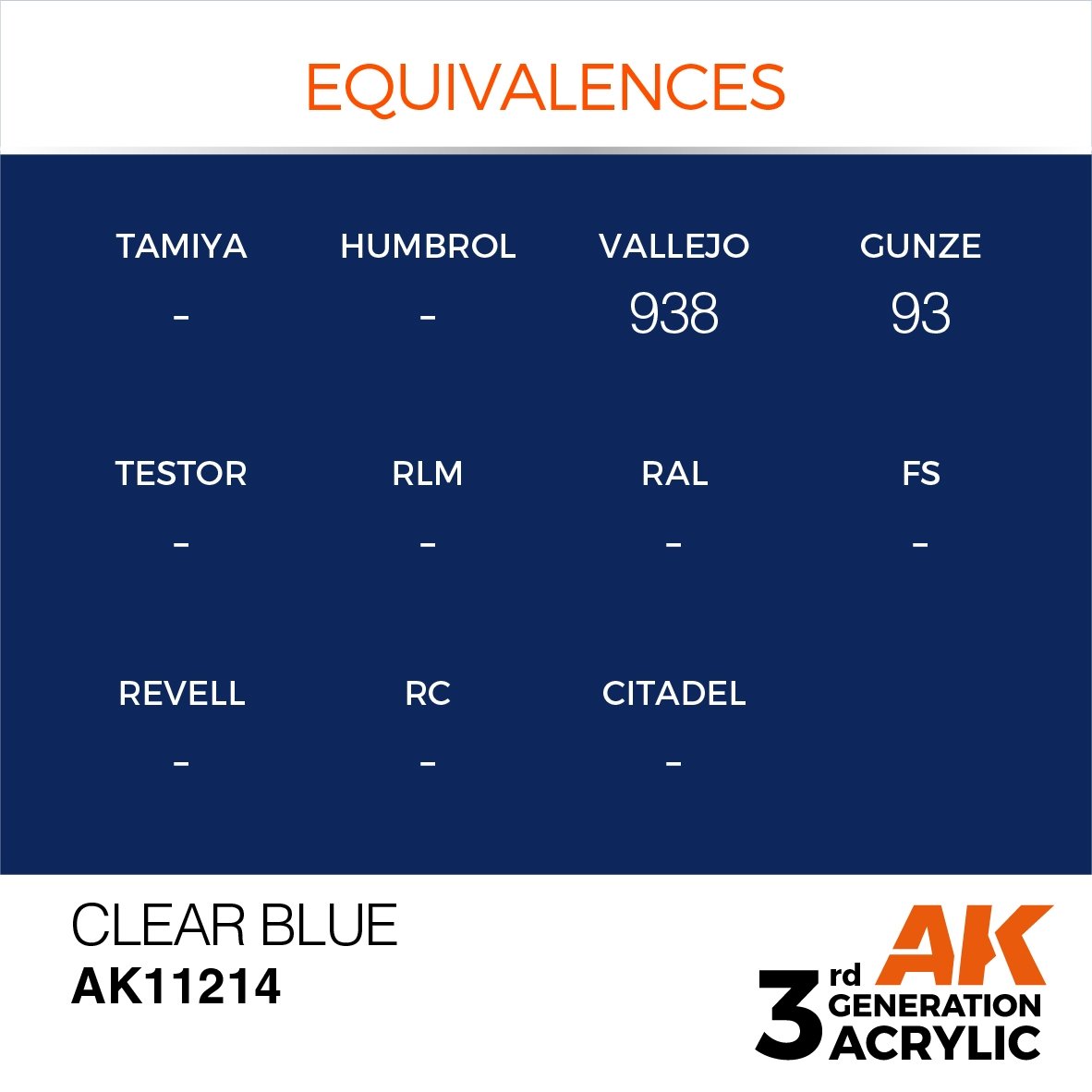 AK Interactive AK11214 BLEU TRANSPARENT – STANDARD 17 ml – imagen 2