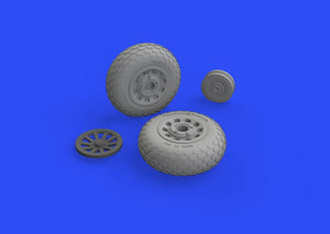 Roues Eduard 648503 P-51D à bande de roulement ovale 1/48 EDUARD – image 3