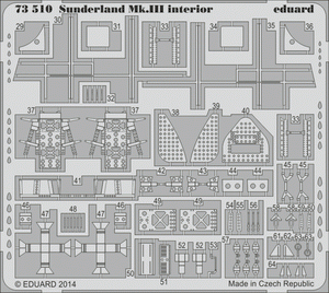 Intérieur du Sunderland Mk. III Eduard 73510 SA 1/72 ITALERI – image 2