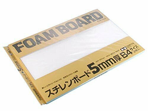 Tamiya 70139 Plaque de mousse 5 mm, 257 x 364 mm, lot de 2