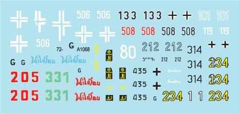 Star Decals 72-A1068 Hongrie 45 n° 1. 1/72 – image 3
