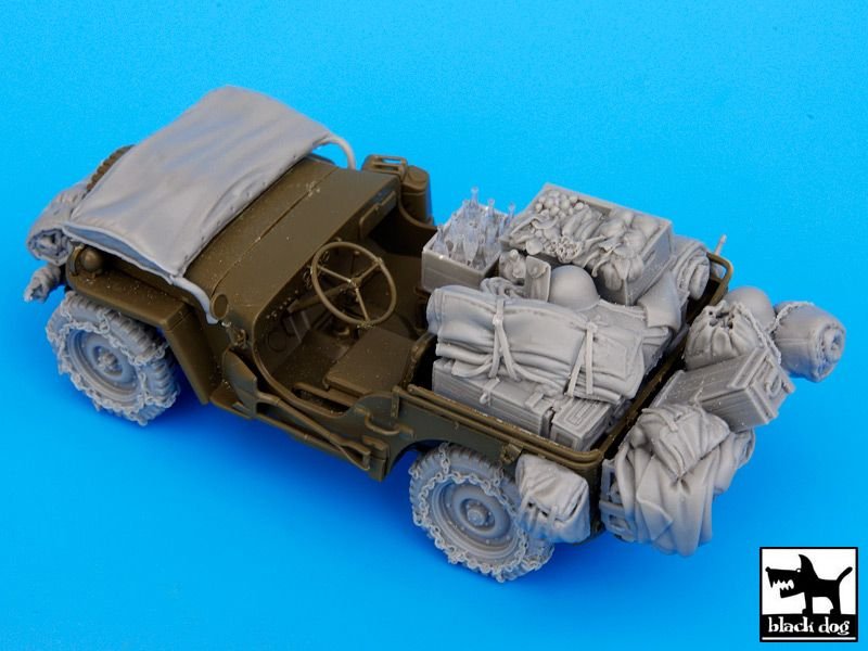 Ensemble d&amp;#39;accessoires Black Dog T35044 pour Jeep américaine (échelle 1/35) – image 2