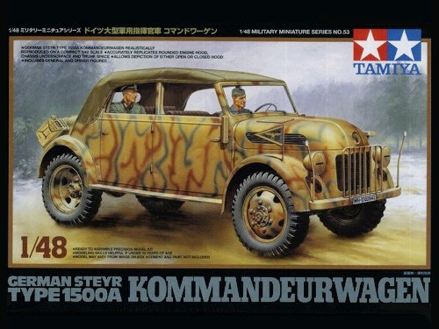 Tamiya 32553 Steyer Type 1500A Kommandeurwagen (1/48)