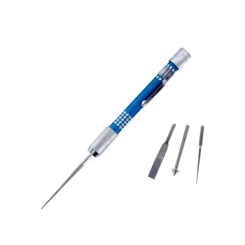 Ensemble de 4 alésoirs et limes diamantés Modelcraft PFL6009