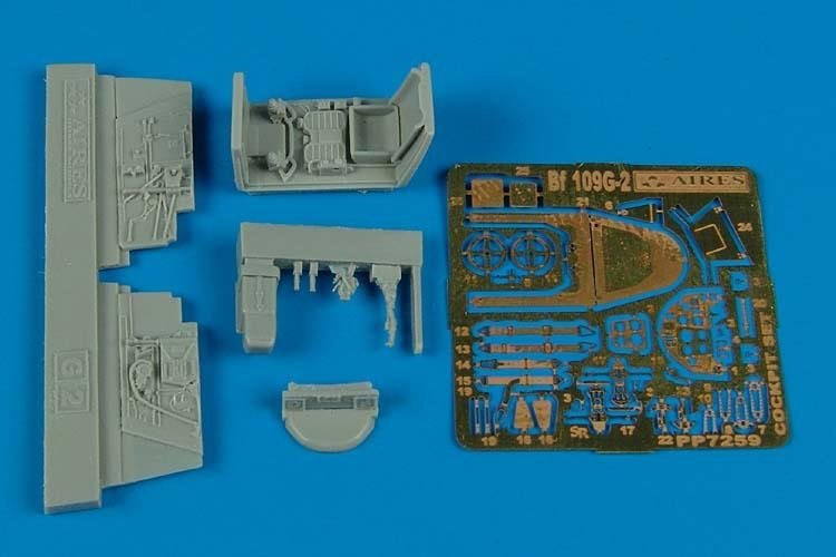 Maquette de cockpit Aires 7259 Bf 109G-2 au 1/72, Fine Models