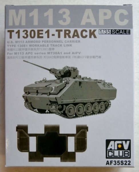 AFV Club 35S22 M113 APC T130E1 Chenille 1/35