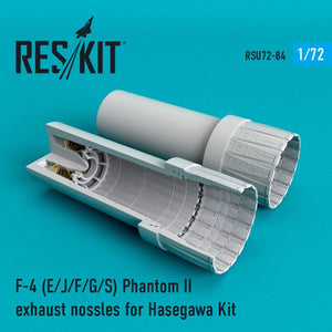 RESKIT RSU72-0084 Toits d&amp;#39;échappement F-4 E/J/F/G/S Phantom II pour Hasegawa 1/72