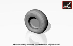 Armory Models AW48405 Hawker-Siddeley Harrier GR.7/GR.9/AV-8B wheels w/ weighted tyres 1/48 – zdjęcie 11
