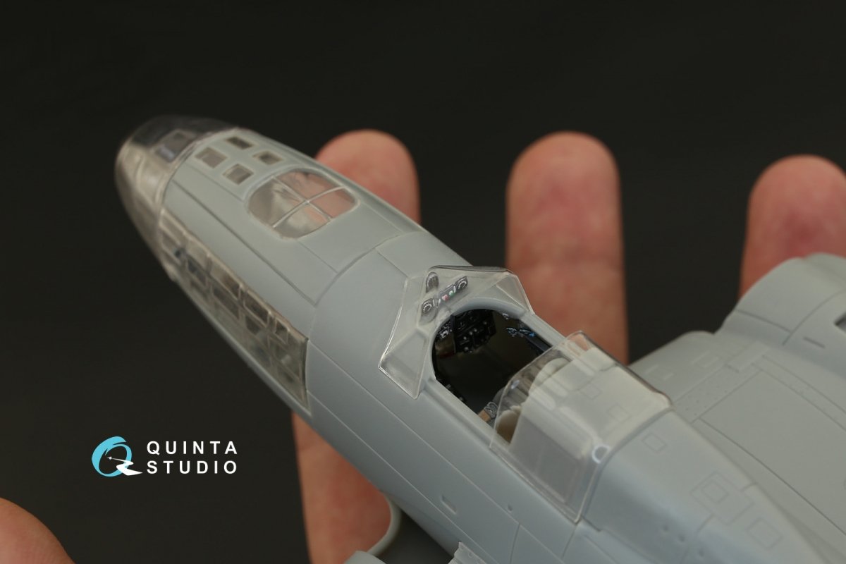 Verrière transparente thermoformée Quinta Studio QC48100 IL-4 (pour kit Xuntong) 1/48 – image 6