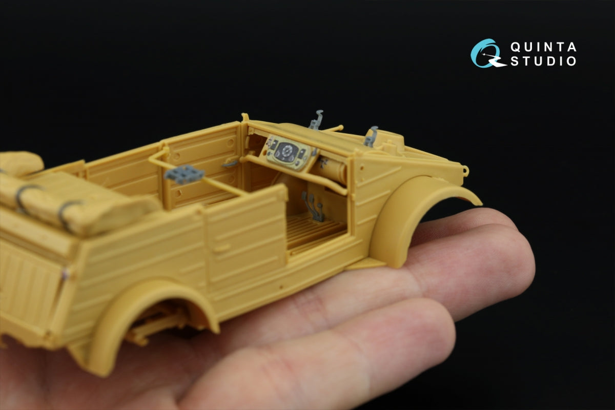 Quinta Studio QD+35143 Kubelwagen Type 82 Intérieur imprimé en 3D et coloré sur papier décalcomanie (Hero) (avec pièces en résine imprimées en 3D) 1/35 – immagine 10