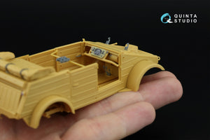 Quinta Studio QD+35143 Kubelwagen Type 82 Intérieur imprimé en 3D et coloré sur papier décalcomanie (Hero) (avec pièces en résine imprimées en 3D) 1/35 – immagine 10