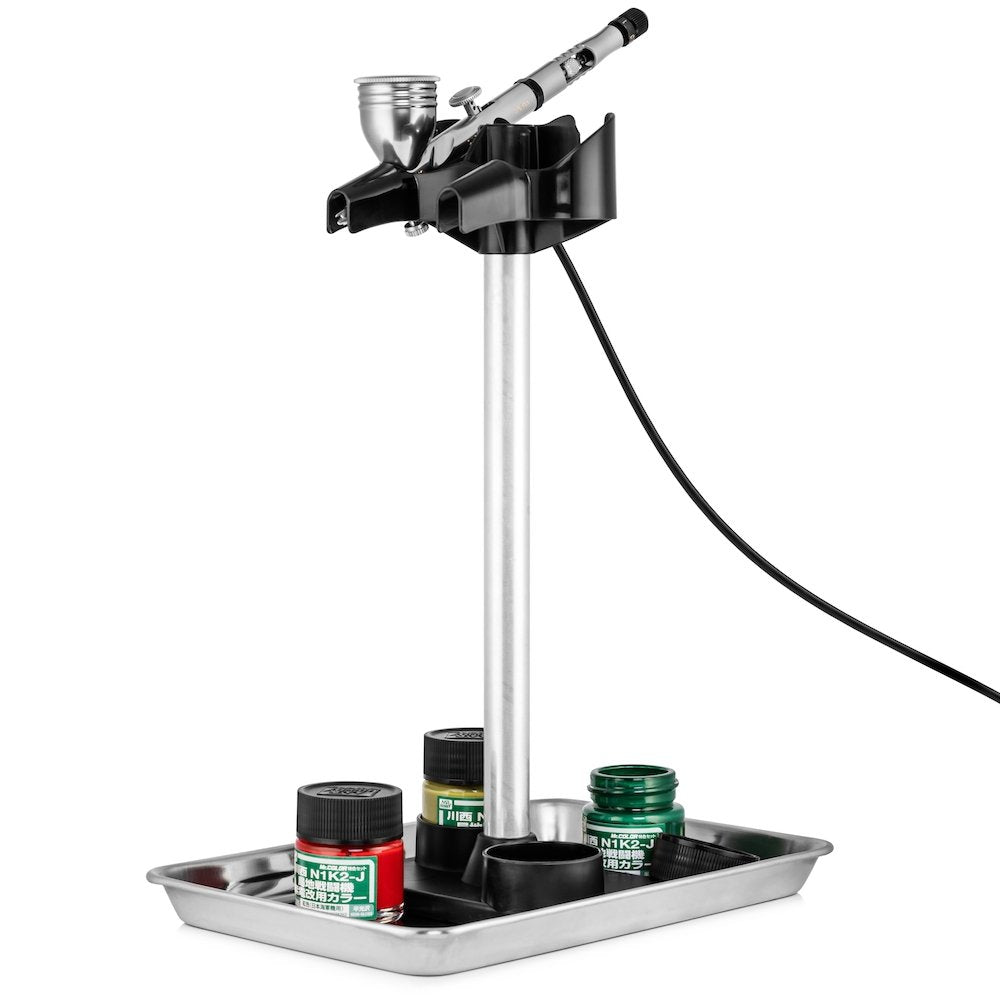 Gunze Sangyo PS-230 Mr.Airbrush Stand &amp; Tray II