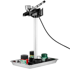Support et plateau pour aérographe Gunze Sangyo PS-230 Mr.Airbrush II