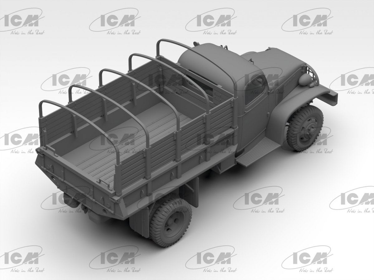 Camion de l&amp;#39;armée de la Seconde Guerre mondiale ICM 35593 G7107, échelle 1/35 – immagine 4