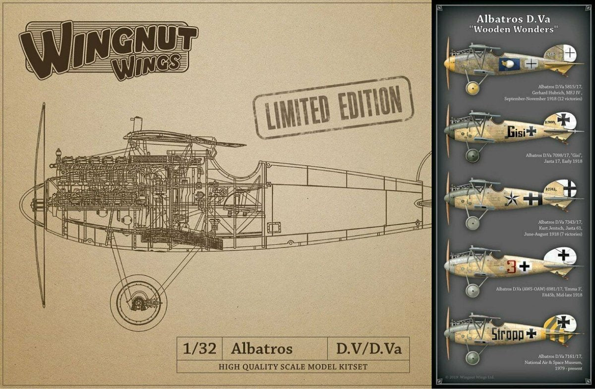 Wingnut Wings 32908 Albatros D.Va « Merveilles en bois » 1/32