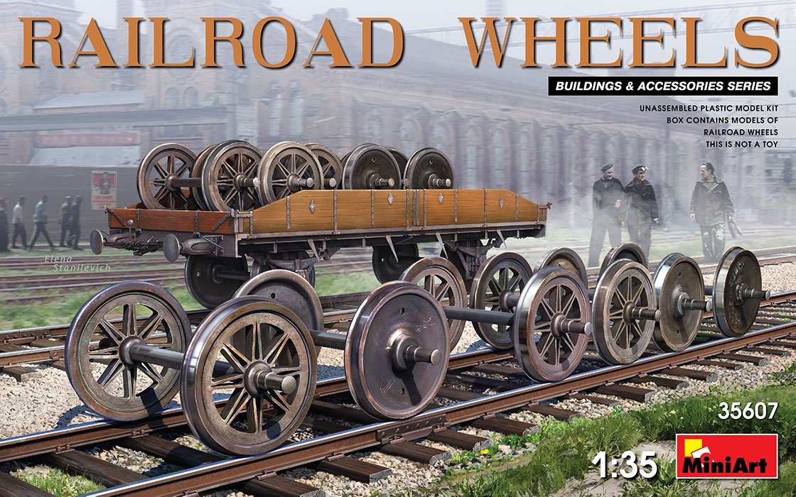 Roues de chemin de fer MiniArt 35607 1/35 