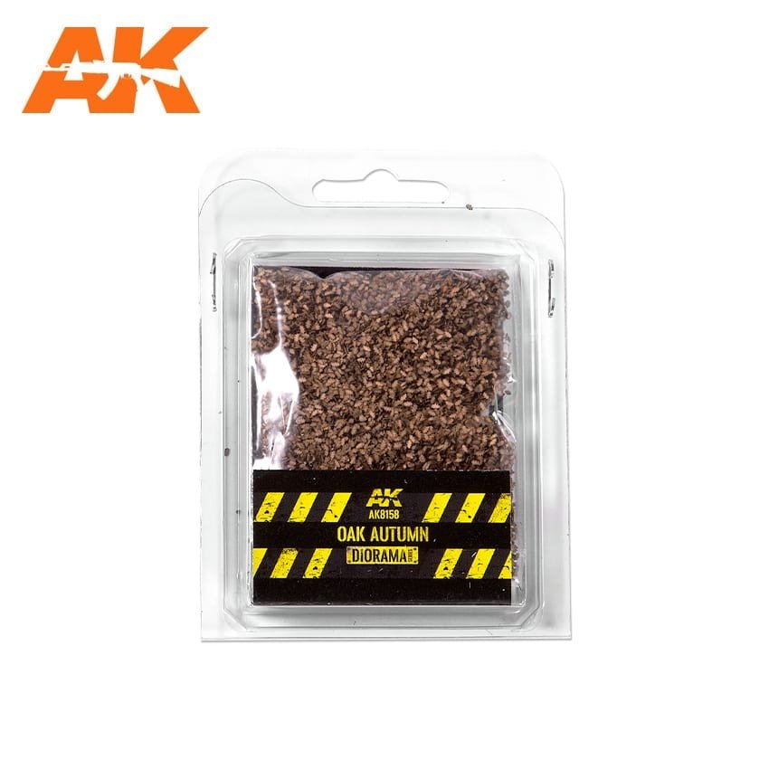 AK Interactive AK8158 CHÊNE FEUILLES D'AUTOMNE 28MM 1/72