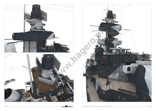 Kagero 16032 Le croiseur allemand Amiral Hipper EN – image 6