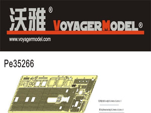 Plancher Voyager Model PE35266 Sd.Kfz.251 Ausf.D allemand de la Seconde Guerre mondiale (pour kit DRAGON) 1/35