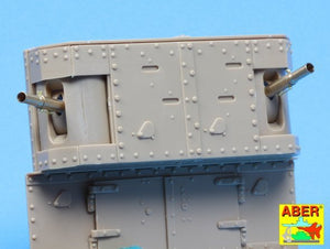 Canons Aber 35L-156 pour char britannique Mark IV de la Première Guerre mondiale – Femelle (1/35) – imagen 6