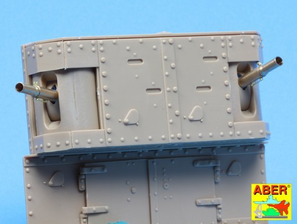 Canons Aber 35L-156 pour char britannique Mark IV de la Première Guerre mondiale – Femelle (1/35) – imagen 6
