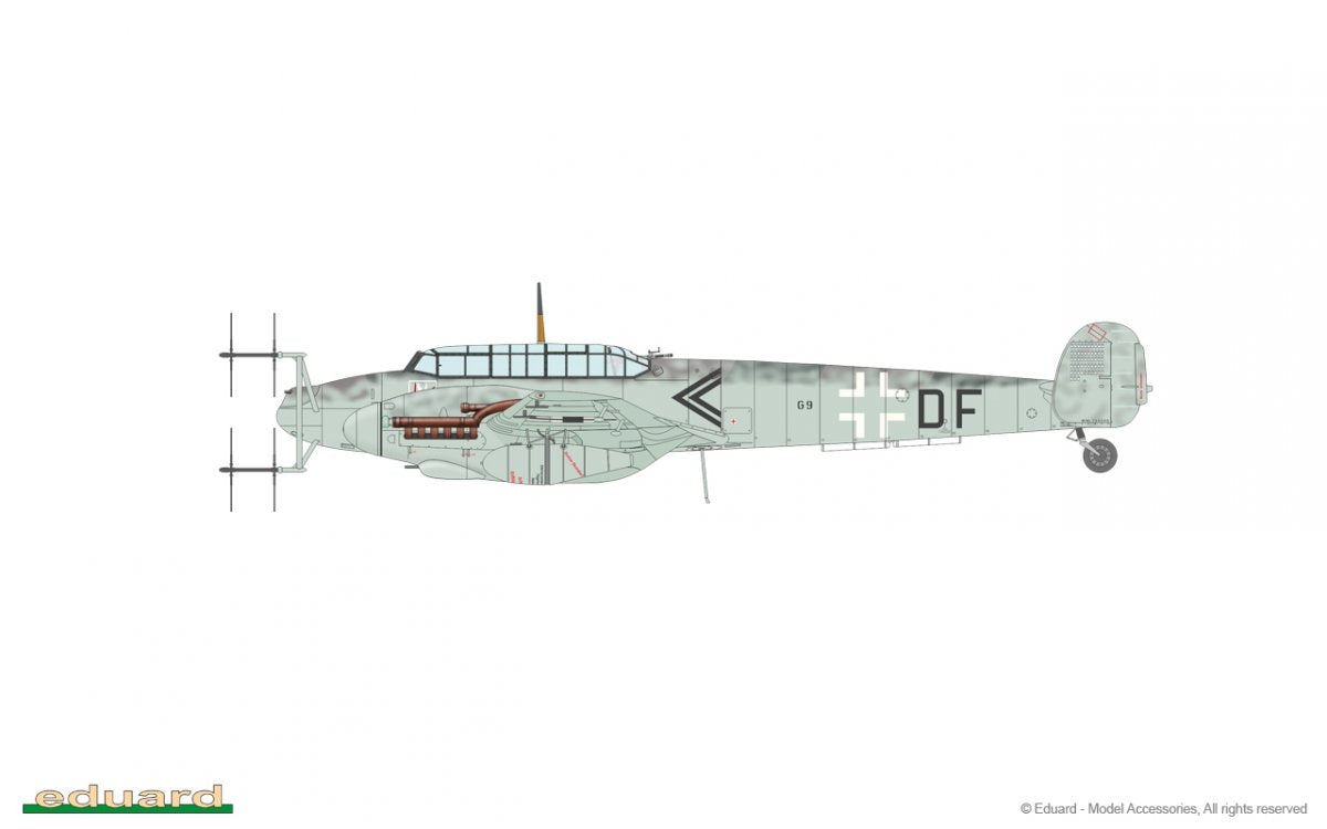 Eduard 7465 Bf 110G-4 1/72 – zdjęcie 5