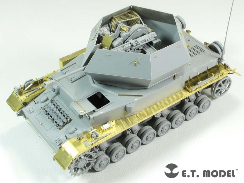 ET Modèle E35-171 Flakpanzer IV allemand de la Seconde Guerre mondiale « Ostwind » (Pour DRAGON 6550) (1/35) – immagine 6