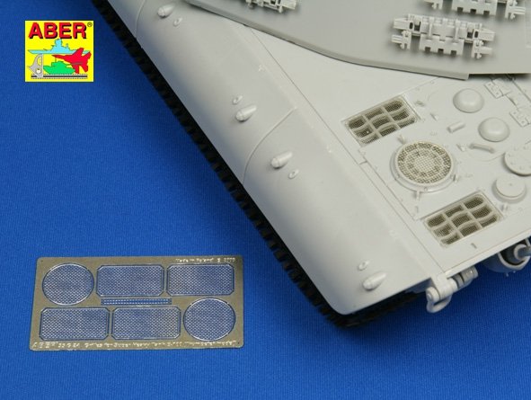 Aber 35G24 Grilles pour char super lourd allemand E-100 (1/35) – immagine 4