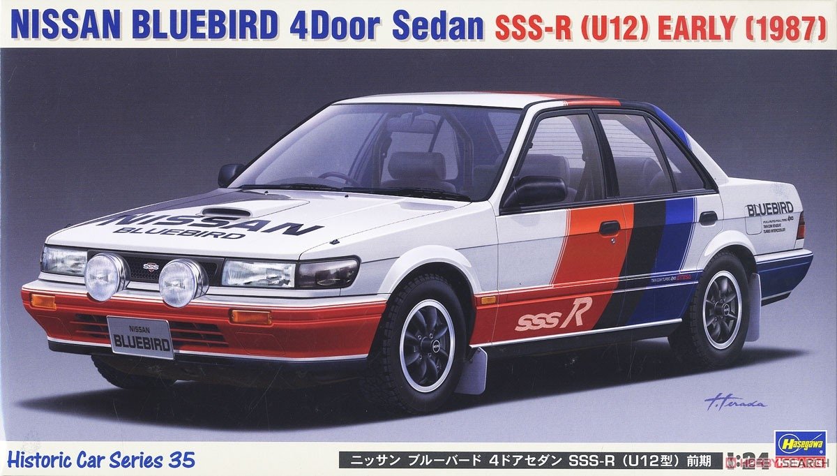 Hasegawa HC35 Nissan Bluebird Berline 4 portes SSS-R (U12) Début (1987) 1/24