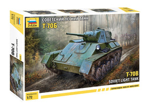 Zvezda 5078 Char léger soviétique T-70B 1/72