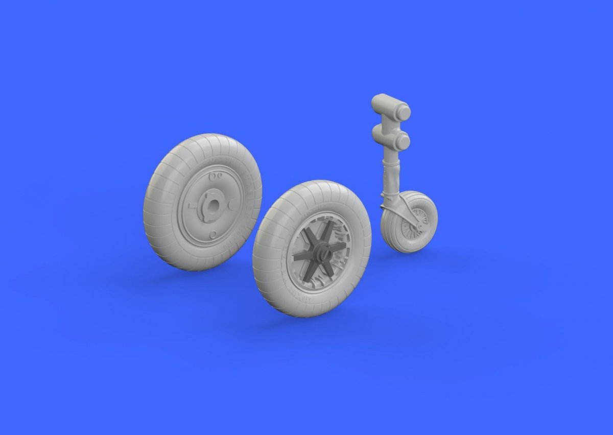 Roues Eduard 648282 Bf 109F EDUARD 1/48