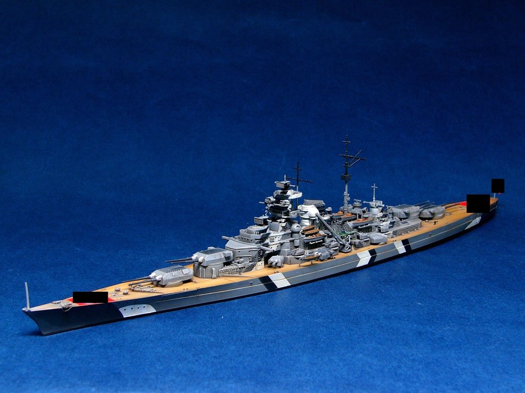 Trumpeter 05711 Allemagne Cuirassé Bismarck 1941 1/700 – Bild 2