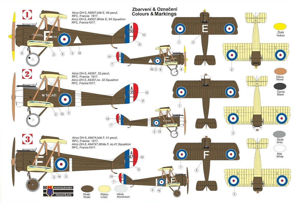 Kovozavody Prostejov KPM0254 Airco DH-5 « RFC » 1/72 – image 2