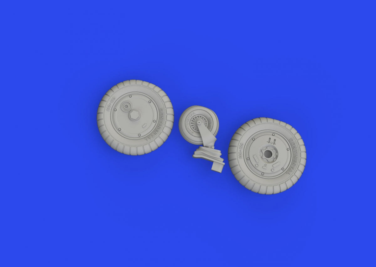 Roues Eduard 672348 Bf 109G-5/G-6 - Impression Eduard 1/48