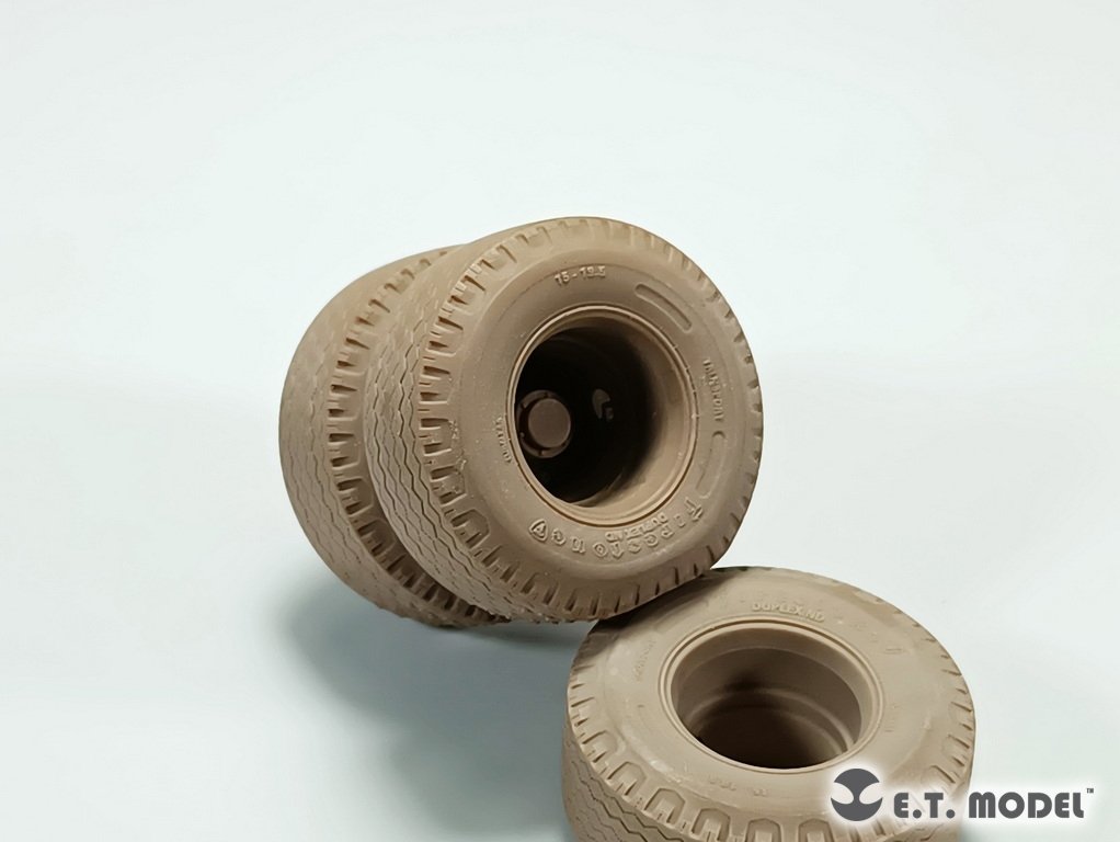 Roues affaissées pour semi-remorque de matériel lourd ET Model P35-119 US M747 (Kit Meng 1/35)  – image 8