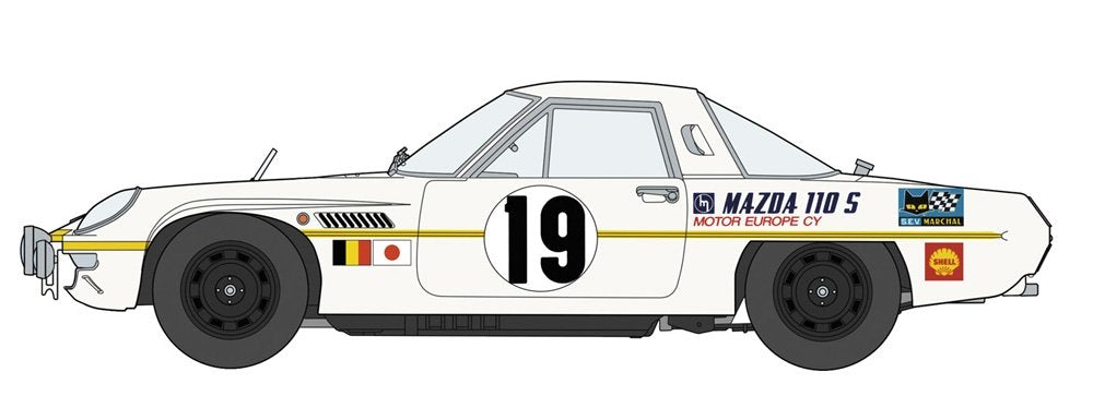 Hasegawa CH50 Collectors&amp;#39; Hi-Grade Series Mazda Cosmo Sport 1968 Marathon de la Route Super Detail 1/24 – Bild 6