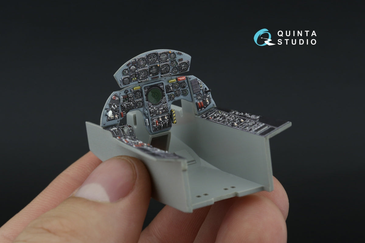 Intérieur imprimé en 3D et coloré sur papier décalcomanie Quinta Studio QD32246 F-104A (Italeri) 1/32 – immagine 11