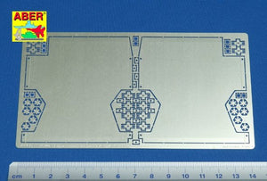 Couvercles d&amp;#39;échappement Aber 16007 pour Tiger I, Ausf.E - Version ancienne/tardive (1/16) – image 2